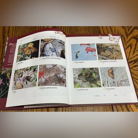 Painting Nature’s Little Creatures & Butterflies, Bugs & Worms BOOKS set - Picture 7 of 13